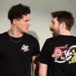 Anthony Padilla Instagram - We waited 7 years for Food Battle to return! Friendship always wins 🫸🫷 Food Battle 2023 merch is still around for a limited time!!
