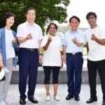 Anupam Tripathi Instagram - Yoga for humanity🍀🙏 Happy 8th International Day of yoga 🧘‍♂️. Today I participated and celebrated the International Day of Yoga in an event organized by an Indian embassy,seoul(ROK). Yoga is helping and uniting the world in the pursuit of good health,well-being and peace ✌️ #8thinternationalyogaday #주한인도문화원 @indiainrok