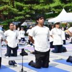 Anupam Tripathi Instagram - Yoga for humanity🍀🙏 Happy 8th International Day of yoga 🧘‍♂️. Today I participated and celebrated the International Day of Yoga in an event organized by an Indian embassy,seoul(ROK). Yoga is helping and uniting the world in the pursuit of good health,well-being and peace ✌️ #8thinternationalyogaday #주한인도문화원 @indiainrok