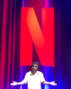 Anupam Tripathi Instagram - Ali in LA 🤠#fyseenetflix #emmy #aliabdulsquidgame @squidgamenetflix