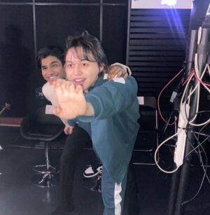 Anupam Tripathi Instagram - Few more moments of awesome time at k-vibe festa #kvibefesta with @jiwonstein #마미손 @hyunmoahn :-)