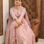 Anusree Instagram - Dressed in pastels and feeling absolutely stunning... It's amazing how the right color can light up your day. 🌸 MaH @sajithandsujith Outfit @paris_de_boutique Styling @sabarinathk_ Click @mahesh_bhai