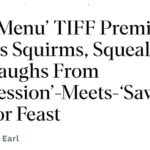 Anya Taylor-Joy Instagram - So proud of my @themenufilm family for our premiere at TIFF yesterday. Glad scotty could beam me in… despite looking like an Orwellian nightmare 😹🫣 Thank you to everyone who attended and can’t wait to relish this dish with you all in person soon :) BESOS!