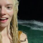 Anya Taylor-Joy Instagram - 🪩Full moon tide baby🪩 Love to all 💋