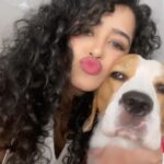 Apsara Rani Instagram – Happy Birthday to the Light of my life! 🐶❤️ @princeharry18_ 
You just make me happy all the time for no absolute reason. You’re the cutest, loveliest, and extremely sensitive pup and I can never really express how much I really love you. I love you to the moon and back and to the stars and 🌌.
You’re my whole heart babu, thanks for coming in my life and making me the happiest soul each day❤️🐶😘🐾