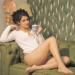 Apsara Rani Instagram - Couch potato 😏