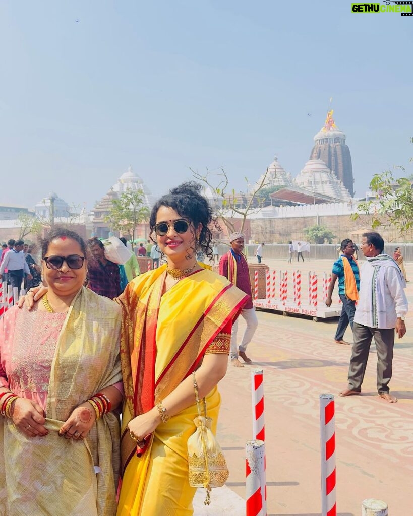 Apsara Rani Instagram - Jai Jagannath 🙏🏻❤️ Jagannath Temple, Puri