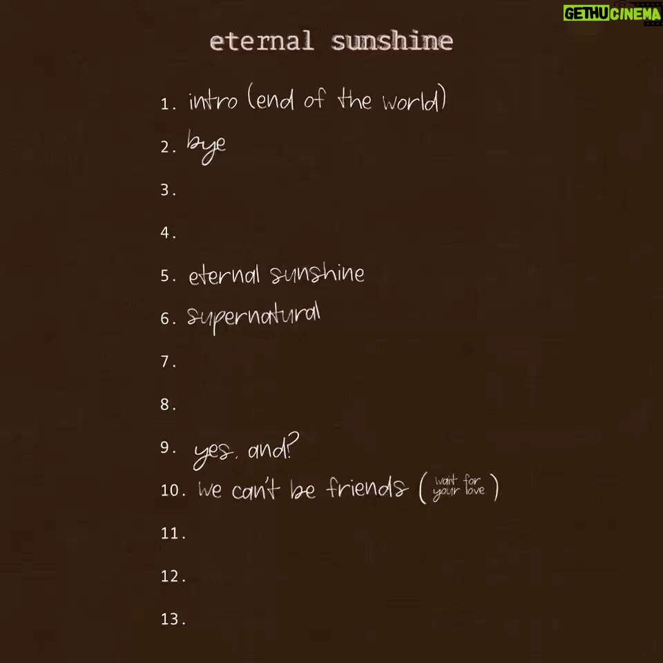 Ariana Grande Instagram - eternal sunshine 𖦹 ☼ ⋆｡˚⋆ฺ march 8 all covers available now to preorder
