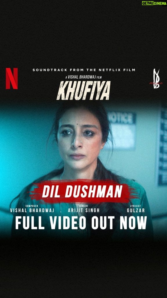 Arijit Singh Instagram - One week to go for the launch of ‘Khufiya’! 🎉 But the excitement begins now with ‘Dil Dushman.’ It’s more than just a song; it’s a cinematic masterpiece that unravels the essence of the film. Watch and enjoy this musical journey that sets the stage for what’s to come! 🕵‍♂🎬 #DilDushman #MusicVideo #KhufiyaOnNetflix #VBMusic @vishalrbhardwaj @gulzaronline @arijitsingh @debarpito @niladri_kumar @abbeyroadstudios @vbfilmsofficial @tabutiful @alifazal9 @wamiqagabbi @ashishvidyarthi1 badhon_hq @netflix_in #AmarBhushan @kafkafka24 @farhadcine @teepeedom @sreekarprasa @currypuccasharma @rekha_bhardwaj @abhaydattsharma @beautybyradhika @radhikadhas #khufiyaonnetflix #dildushman