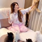 Arishfa Khan Instagram - Happy 3 months my babies❤️🐾🪐 Itni jaldi jaldi bade mat ho please🥺 #arishfapets #cats