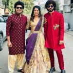 Ariyana Glory Instagram - Wishing you all A very Happy Sankranthi 😍 Don’t miss today “NA SAMIRANGA” in @starmaa @ariyanaglory @amardeep_chowdary #frnds #sankranthi #nasamiranga #love #starmaa #mukkuavinash My outfit by: @gracenewdesigners