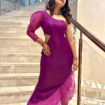 Ariyana Glory Instagram - 💜💜💜 #ariyana #ariyanaglory #dubai🇦🇪 #lovetraveling Costume @firoz_design_studio Waldorf Astoria Dubai Palm Jumeirah