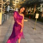 Ariyana Glory Instagram - 💜💜💜 #ariyana #ariyanaglory #dubai🇦🇪 #lovetraveling Costume @firoz_design_studio Waldorf Astoria Dubai Palm Jumeirah