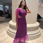 Ariyana Glory Instagram - 💜💜💜 #ariyana #ariyanaglory #dubai🇦🇪 #lovetraveling Costume @firoz_design_studio Waldorf Astoria Dubai Palm Jumeirah