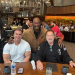 Arnold Schwarzenegger Instagram - Having breakfast with my friends @jaycutler @cbum @lee_haney_official 💪. Don’t miss day 2 of @arnoldsports!