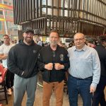 Arnold Schwarzenegger Instagram - Having breakfast with my friends @jaycutler @cbum @lee_haney_official 💪. Don’t miss day 2 of @arnoldsports!