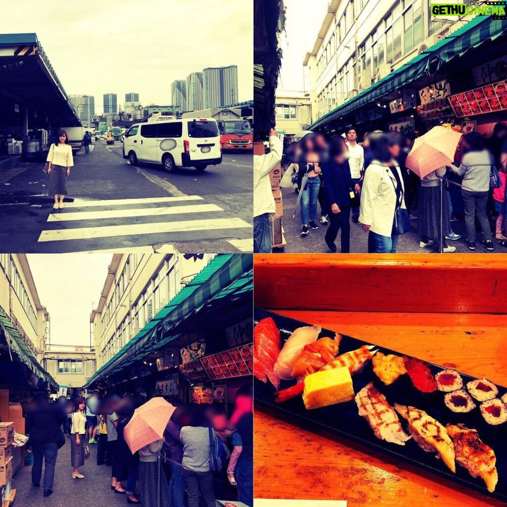 Asami Miura Instagram - ... #お寿司への道 #築地場内 #見つけた #移転前混雑の中にあの先輩