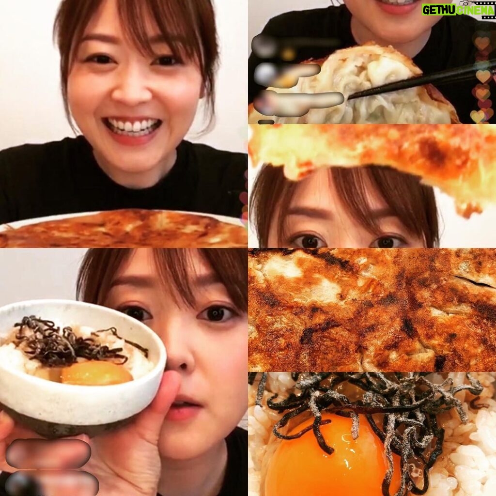 Asami Miura Instagram - ... 第2回もありがとうございました‼︎ #おひるごはん一緒にたべませんか #餃子 #ほぼ羽根餃子 #ぎっしりつめたらぜんぶくっついた #たまごかけごはん 今日も、離れているけれど 一緒にいただきますと ごちそうさまができて とても楽しかったです。 これからもこんなふうに ご一緒できたらいいなと思っています。 写真、たくさん撮ってくださって うれしいです‼︎ #次は最近はまっている辛いあのたべもの #みなさんの今日のおひるはなんでしたか