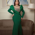 Aseel Hameem Instagram - من افراح الشيوخ الكرام ( ال ثاني ) الدوحه Styled by @ziadalsaleh Dress @perla.ksa Make up @noorastyleqtr Hair @ts_hair_beauty_salon_qatar @mohammad.handous Photo @hassankfarhat من تنظيم شركة تذكار @taethkar شكرا خاص للغالي المبدع المتالق تنسيق ديكوريشن من غلامور ايفنت @glamour.events 💚 ودامت دياركم عامره بالافراح 💍💚