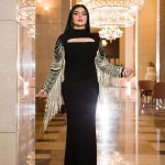 Aseel Hameem Instagram - 💍👰‍♂️🤵‍♂️افراح احد العوائل الكريمه تعهد وتنظيم الحفل المبدع @glamour.events هندسه الصوت الرائعه @emesa.production تفاصيل الاطلاله 👗 Styled by the one &only @ziadalsaleh Dress from the international Kuwaiti designer @qirat_kw @noorastyleqtr @hassankfarhat @ts_hair_beauty_salon_qatar عسى دياركم عامره بالافراح دائما 🖤🫶🏻 #آصيل_هميم #افراح_قطر