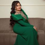 Aseel Hameem Instagram - من افراح الشيوخ الكرام ( ال ثاني ) الدوحه Styled by @ziadalsaleh Dress @perla.ksa Make up @noorastyleqtr Hair @ts_hair_beauty_salon_qatar @mohammad.handous Photo @hassankfarhat من تنظيم شركة تذكار @taethkar شكرا خاص للغالي المبدع المتالق تنسيق ديكوريشن من غلامور ايفنت @glamour.events 💚 ودامت دياركم عامره بالافراح 💍💚