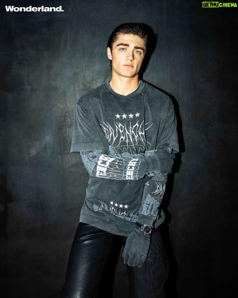 Asher Angel Instagram - “My voice has evolved. It’s changed. I went through this long period of development, trying different sounds, what sounds good, what’s relatable to me, and what I think the fans will relate to. This is an ongoing process. I have so many songs in my repertoire and the volt – all these different sounds that I just can’t wait for the fans to hear.” Taken from our Winter 22/23 issue, actor and musician @asherangel discusses how his artistry has changed since the early days and returning to the role of Batson in Shaz- am! Fury of the Gods, set to release in 2023. Pre-order the issue now at wonderlandshop.com⚡ Photography by @douginglish at @ateliermgmt Fashion by @luca_falcioni Words by @aimee_phillips_ Grooming by @groomedbymichelleharvey at @opusbeauty Editor @ella_b18 Art Director @livi.av Production Director @bencrankbencrank Producer @isabellacoleman_