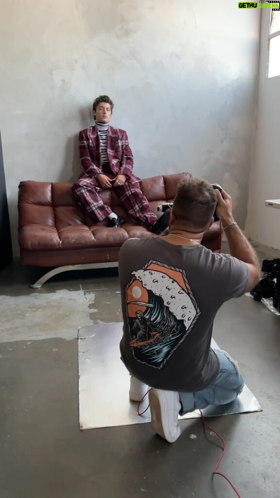 Asher Angel Instagram - BTS from the shoot for #FliptheSwitch Los Angeles, California