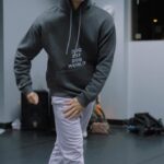 Asher Angel Instagram - inside rehearsals 😅