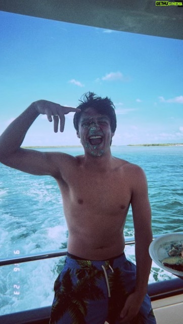 Asher Angel Instagram - Boat day in TURKS ☀ @priveluxuryyachts @beachesresorts Turks And Caicos