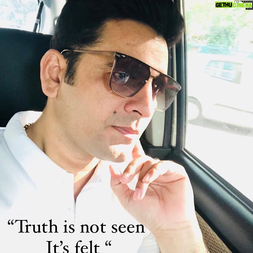 Ashok H Choudhury Instagram - Truth is not seen ,Its felt “