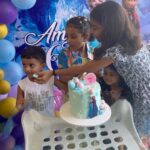 Aswathy Sreekanth Instagram - I am the one who usually misses all the family functions. But this time I made it even though I was a zombie after 5 sleepless nights 😂 Happiest Birthday to my Amyponnu 🥰 @ann.amal @amal_ashok_pala @anjali.ashok.10