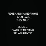Atta Halilintar Instagram - Assalamualaikum semua! Terima kasih buat semua yang udah berpartisipasi buat ikutan challenge posting reels pake audio origilan lagu "HEY NAK", sekarang aku udah dapet satu orang yang beruntung buat dapetin satu smartphone hadiah dari @ameenaatta Selamat ya @neng_boneng30 Semoga bermanfaat hadiahnya... Buat yang yang belum dapet hadiah jangan kecil hati ya... masih ada smartphone lagi untuk minggu depan! Yuk ikutan challenge posting audio lagu "HEY NAK" di reels instagram kamu sekarang!