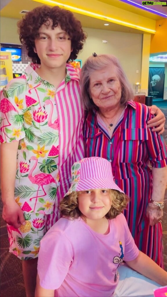 August Maturo Instagram - 🥹took my 84 yr old grandma to the movies 🍿