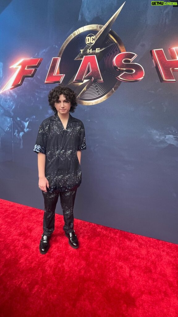 August Maturo Instagram - ⚡️ #TheFlashMovie ⚡️ premiere thank you @wbpictures Styling: @styled.by.chloee Fit: @weishengparis Shoes: @jb_rautureau (Merci @masonpriveepr_la) Hair: @_hairbylaurie Makeup: @julie4makeup Special hank you Laura & Amy @advantage_pr Hollywood