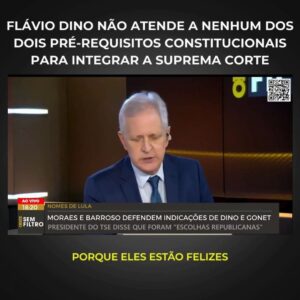 Augusto Nunes Instagram - Flávio Dino não tem ilibada reputação nem notório saber jurídico. Presenteá-lo com a toga é uma bofetada no Brasil decente www.cursoaugustonunes.com.br #jornalismo #noticias #curso #cursosonline