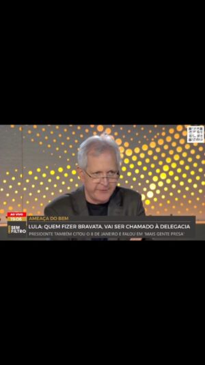 Augusto Nunes Instagram - No mundo inteiro, ladrões premiados com a descondenação ficam eufóricos pelo resto da vida. No Brasil, Lula também exige a prisão de inocentes
