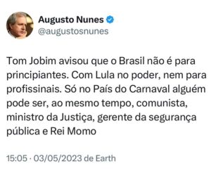 Augusto Nunes Instagram -