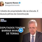 Augusto Nunes Instagram - Link para o vídeo nos stories. #mst #propriedadeprivada #augustonunes #oestesemfiltro