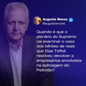 Augusto Nunes Instagram - Quando vocês acham? 

#revista #noticias #jornalismo #informa