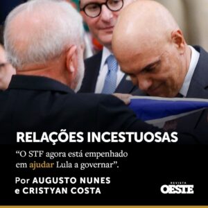 Augusto Nunes Instagram - Sempre em defesa da democracia, imaginariamente ameaçada por bolsonaristas que tentaram camuflar os atos liberticidas do 8 de janeiro com a convocação de vendedores de algodão-doce, septuagenários enfermos e até mesmo um autista, Alexandre de Moraes mantém presos em celas ou atados a tornozeleiras eletrônicas cerca de 1,5 mil cidadãos brasileiros. Disposto a vencer pelo medo os que ousam discordar do consórcio que junta Lula e o STF, o ministro criou a pena de morte anunciada, a prisão perpétua, o congelamento de contas bancárias de adolescentes, a interdição do acesso a redes sociais, o julgamento por lotes, a condenação por atacado e outras obscenidades. 

Leia o meu artigo completo na @revistaoeste (link nos stories)

#jornalismo #notícias #revista