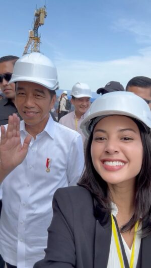 Aurélie Moeremans Instagram - Eh, hi pak @jokowi