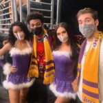 Austin North Instagram - I think we may have a new Christmas tradition? Thank you @jeaniebuss @lakers 🙏 Crypto.com Arena