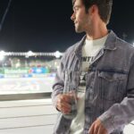 Austin North Instagram - #GiftedByEvian Best seat in the house in the Paddock Club with @evianwater at @f1lasvegas , staying hydrated for the ultimate viewing experience 🏎️ 💧