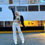 Ava Max Instagram - The snacks in Norway are lit, also sorry not sorry for bringing you on stage @tixmusic 😅