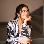Avika Gor Instagram - It's only moods and moods are all I have to take your heart away✨ Incorrect lyrics make sense sometimes😅 Photography @sudhakar.bichali Stylist @soigne_official_ Top @angelcroshet_swimwear Blazer & pants @yourminestory PR @shrustijainn Earrings @aadiraabyaarushi