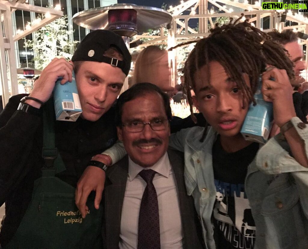 Aziz Ansari Instagram - What's great is how NOT out of place my dad looks in Jaden's squad.