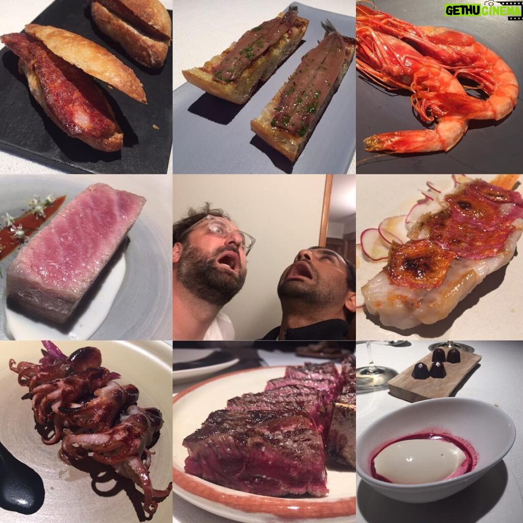Aziz Ansari Instagram - This was an epic final meal in Spain. #BigBudLilBud #BudsatEtxebarri #BudsinEspana