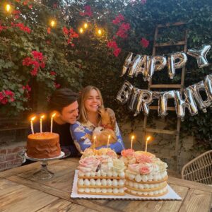 Bailee Madison Instagram - This is 23 ❤️ 
Filled with love, joy, peace, gratitude  and excitement. While also reflecting on 23 years of incredible memories. Thank you ALL for the birthday love, it’s an honor of a lifetime getting to grow up with you- thank you for choosing to continue to love and support me as I grow. 
I feel infinite amounts of gratitude for the love that I have in my life, and for the simple moments of life that fuel my heart and mind. I’m so blessed with the loved ones in my life who love me so hard in person, and somehow know how to love me so hard no matter how far the distance. 
@momma_madison thank you for bringing in me into this world, I love you so so much. 

Ps. @kaitlinvilasuso thank you for somehow throwing together a little backyard family lunch while I was home for a short time… I don’t know how you can hang balloons so fast, but it’s such a talent. ❤️❤️ 

And if this 23 year old has any right to give any advice….. (😝) hug your loved ones, listen, grow, and make the most of every precious second of life. We don’t get time back, so please just take a moment every day to enjoy the love in your life and count your blessings. 

So many beautiful chapters of life have been written, but I’m eager and ready for whatever this new chapter has in store. ❤️

Sending love to all of you. 
B