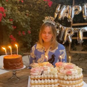 Bailee Madison Instagram - This is 23 ❤️ 
Filled with love, joy, peace, gratitude  and excitement. While also reflecting on 23 years of incredible memories. Thank you ALL for the birthday love, it’s an honor of a lifetime getting to grow up with you- thank you for choosing to continue to love and support me as I grow. 
I feel infinite amounts of gratitude for the love that I have in my life, and for the simple moments of life that fuel my heart and mind. I’m so blessed with the loved ones in my life who love me so hard in person, and somehow know how to love me so hard no matter how far the distance. 
@momma_madison thank you for bringing in me into this world, I love you so so much. 

Ps. @kaitlinvilasuso thank you for somehow throwing together a little backyard family lunch while I was home for a short time… I don’t know how you can hang balloons so fast, but it’s such a talent. ❤️❤️ 

And if this 23 year old has any right to give any advice….. (😝) hug your loved ones, listen, grow, and make the most of every precious second of life. We don’t get time back, so please just take a moment every day to enjoy the love in your life and count your blessings. 

So many beautiful chapters of life have been written, but I’m eager and ready for whatever this new chapter has in store. ❤️

Sending love to all of you. 
B