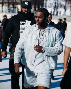 Bashar Jackson Instagram - DAY #2 PARIS FASHION WEEK💫THANK YOU @virgilabloh @louisvuitton FOR HAVING THE BIG WOO STEPPER 🙏🏾ITS BEEN AN AMAZING EXPERIENCE💫